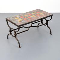 Gilbert Poillerat Tile Top Table - Sold for $2,250 on 01-29-2022 (Lot 55).jpg